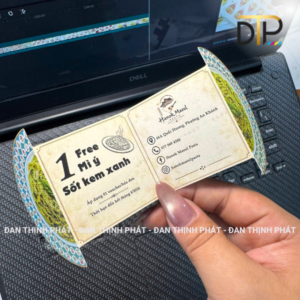 Tờ rơi sáng tạo - tờ rơi dạng xếp